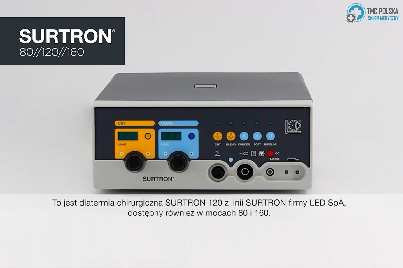 Diatermia Chirurgiczna - Surtron 160 - Prezentacja urządzenia elektrochirurgicznego (FILM)